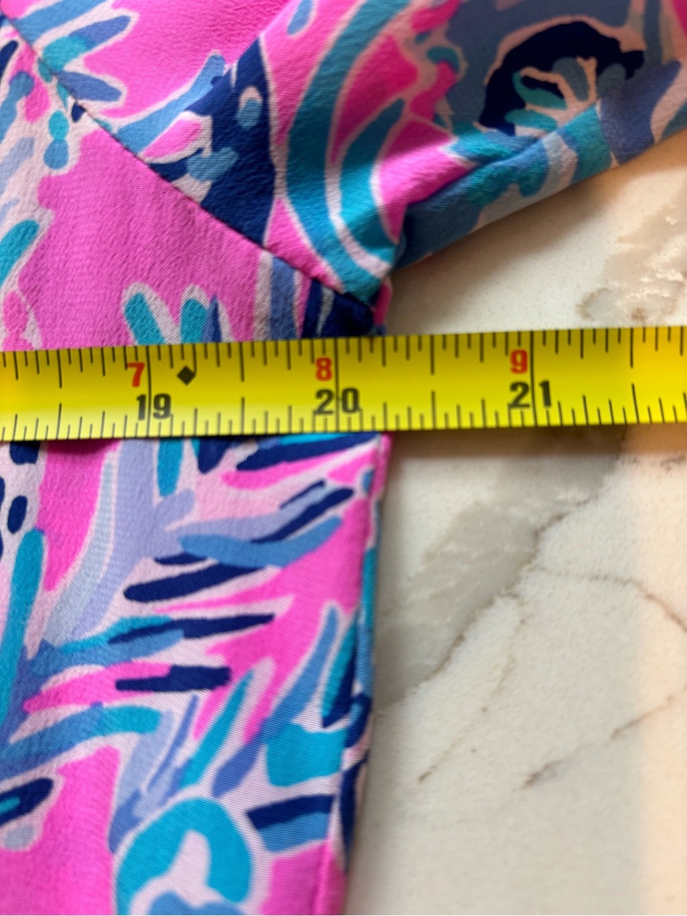 Lilly Pulitzer Elsa Silk Top Mandevilla Pink New Kids On The Dock Pink Blue S - Picture 10 of 13